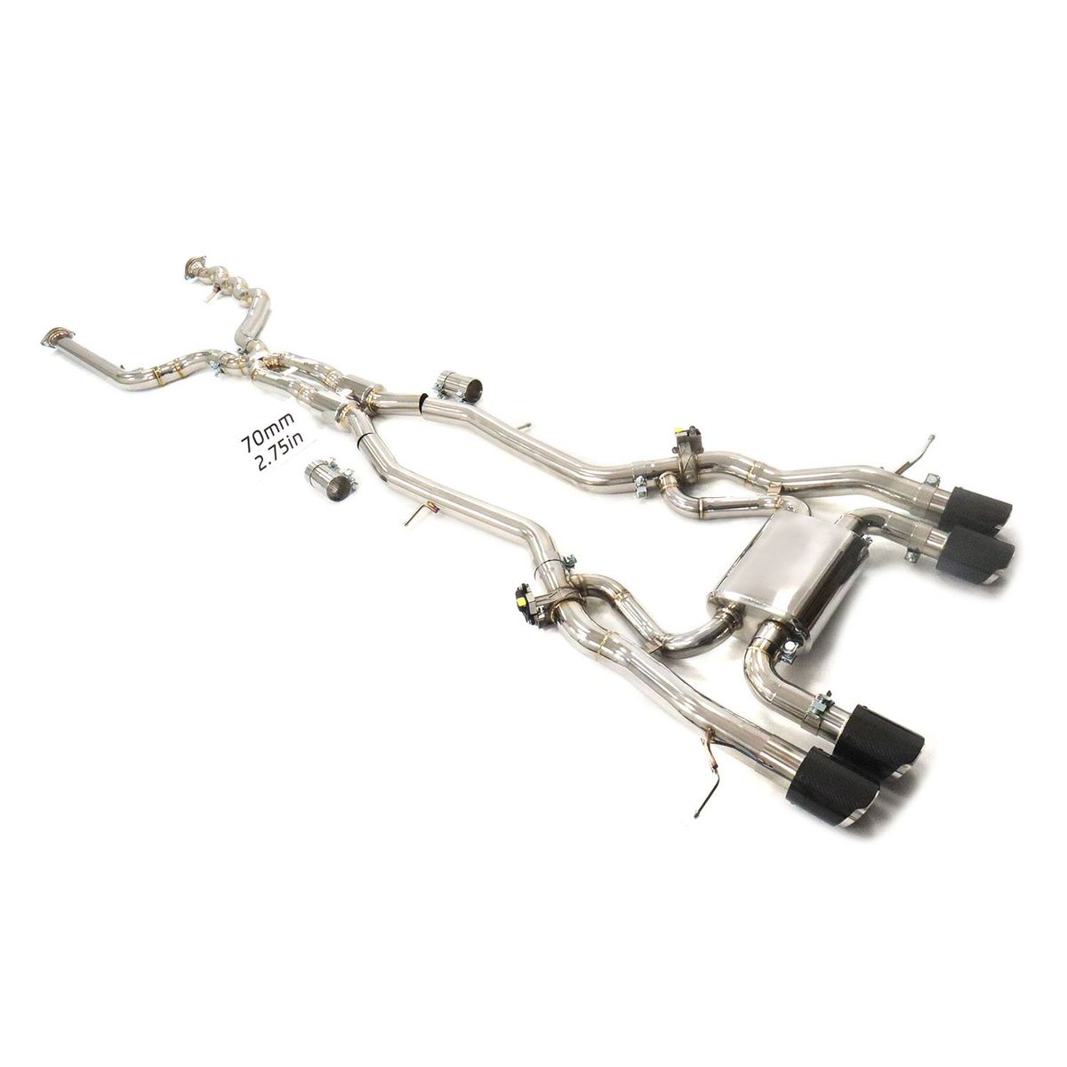 Jaguar F-Type full stainless steel exhaust system by OUCHI