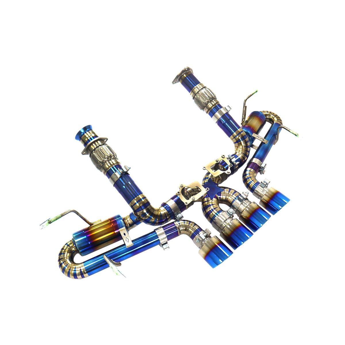 Porsche 911 titanium performance exhaust system by OUCHI
